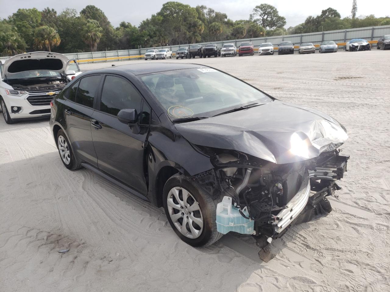 Photo 1 from auction – 2021 TOYOTA COROLLA LE with VIN JTDEPMAE7MJ149346