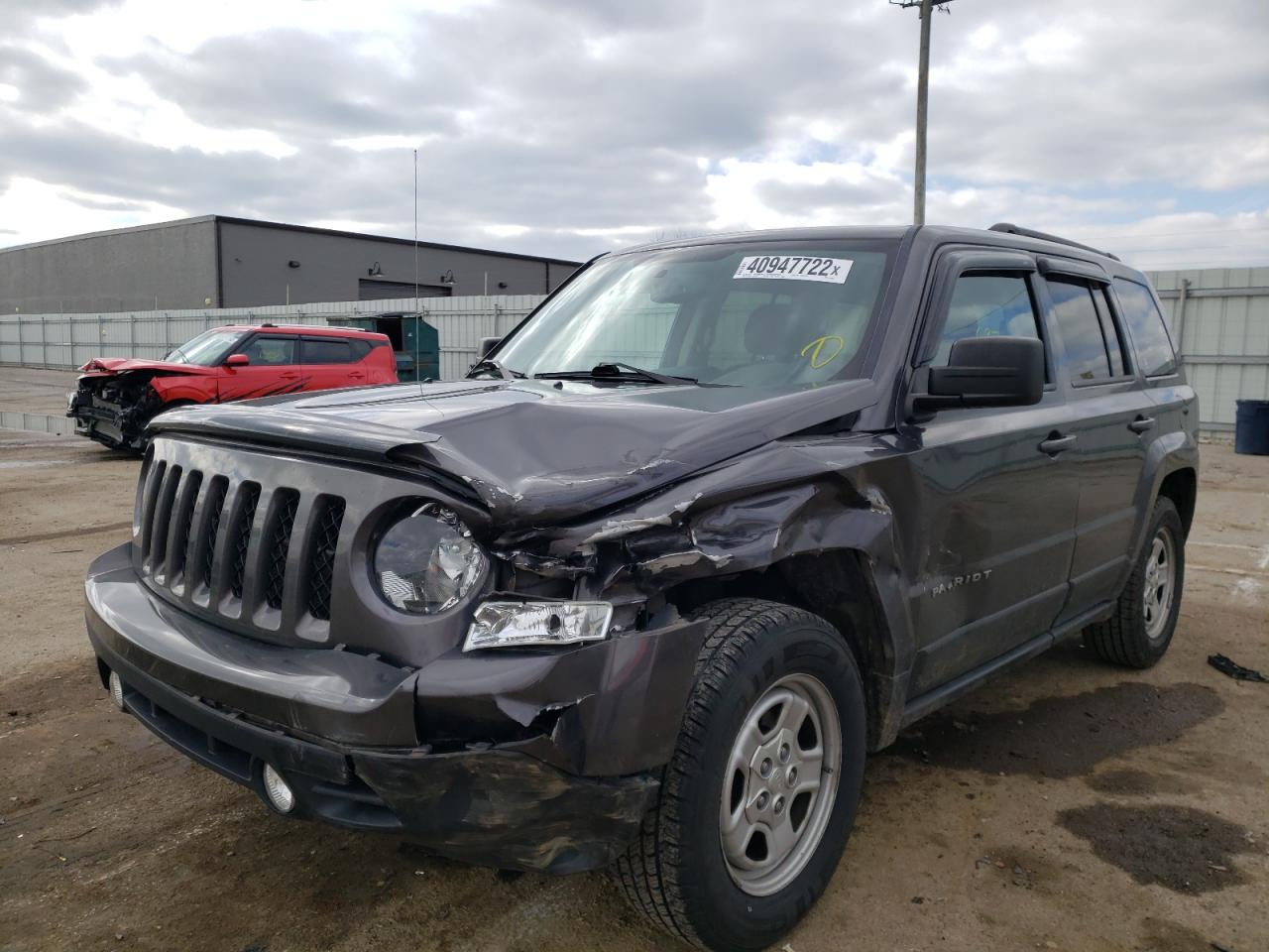Photo 2 from auction – 2016 JEEP PATRIOT SP with VIN 1C4NJPBB1GD628842