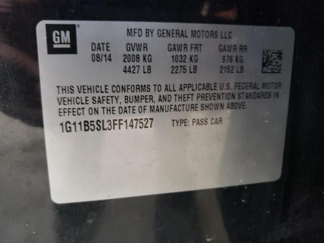 Photo 10 from auction – 2015 CHEVROLET MALIBU LS with VIN 1G11B5SL3FF147527