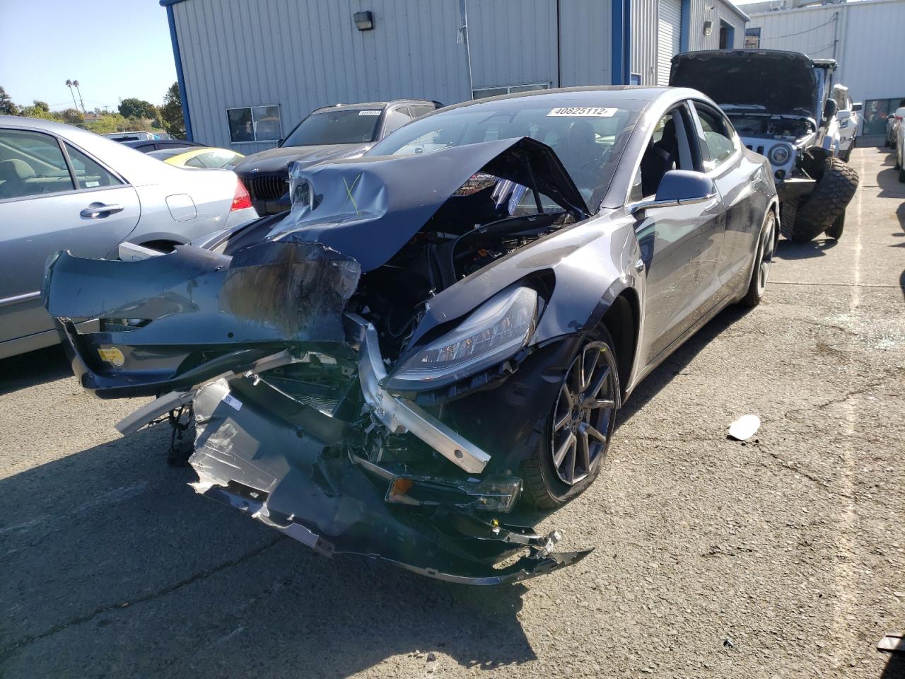 Photo 2 from auction – 2020 TESLA MODEL 3 with VIN 5YJ3E1EAXLF807346