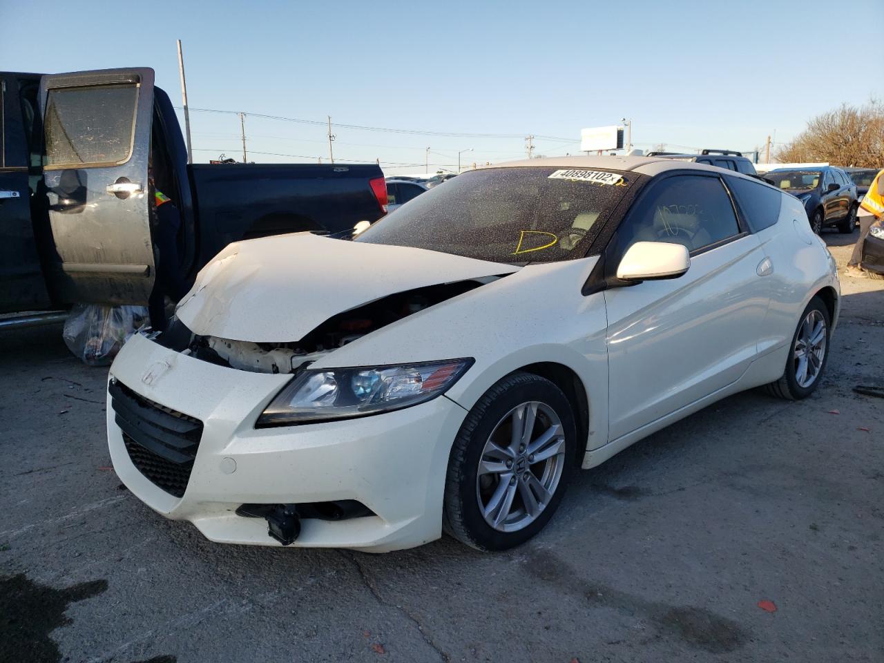 Photo 2 from auction – 2011 HONDA CR-Z EX with VIN JHMZF1D65BS004366