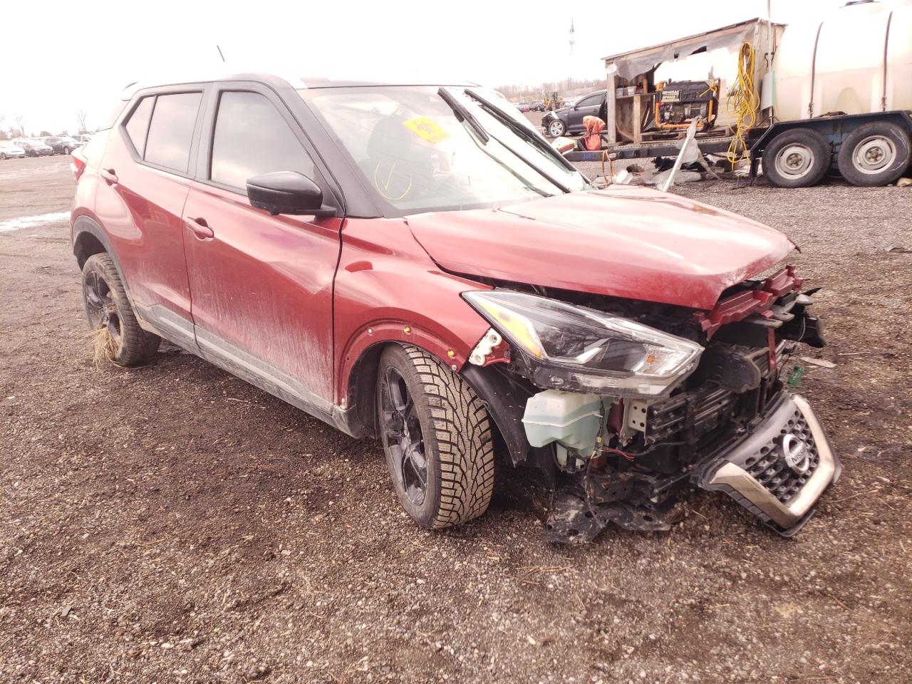 NISSAN KICKS SR 2020 with VIN 3N1CP5DVXLL512306 - Photo from auction
