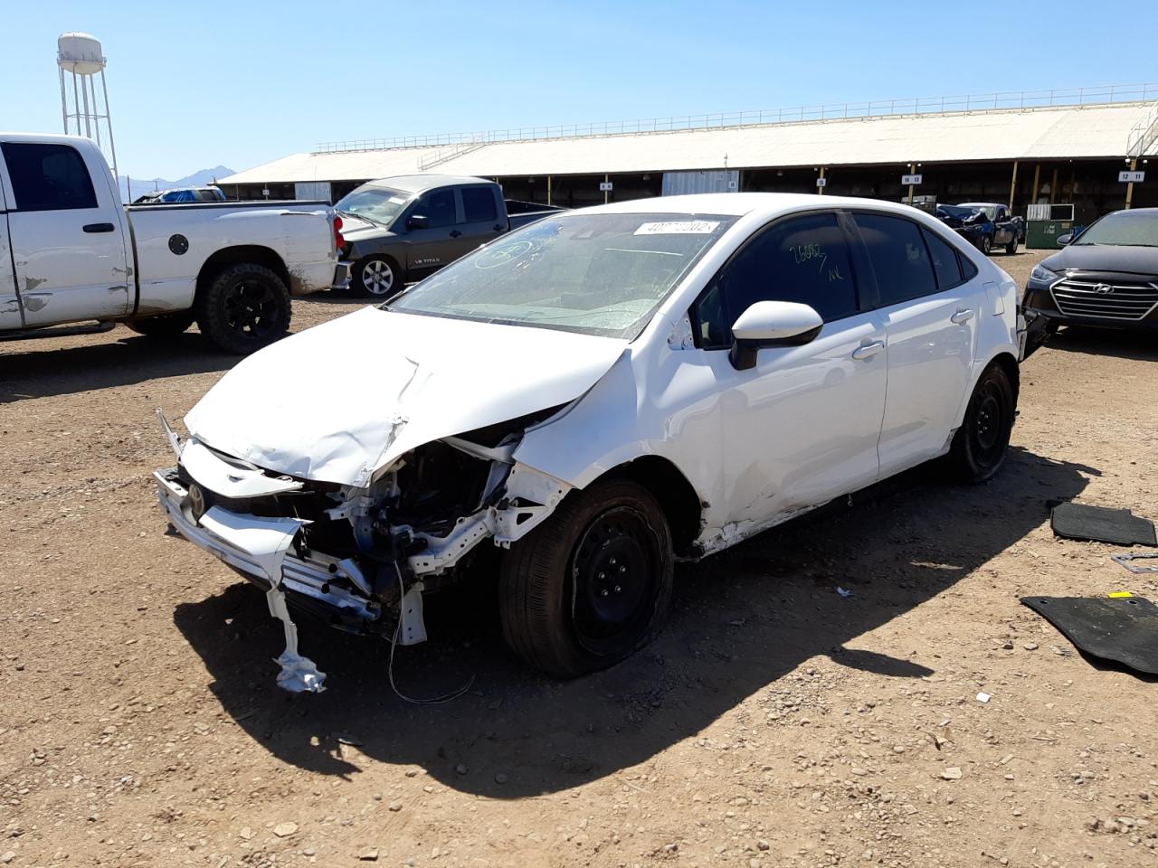 Photo 2 from auction – 2021 TOYOTA COROLLA LE with VIN JTDEPMAE1MJ159788