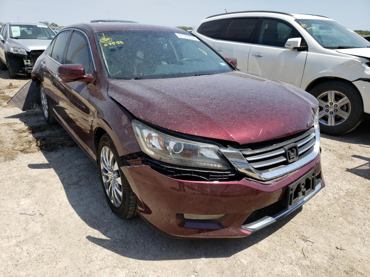 HONDA ACCORD EXL 2015 with VIN 1HGCR2F84FA275550 - Photo from auction