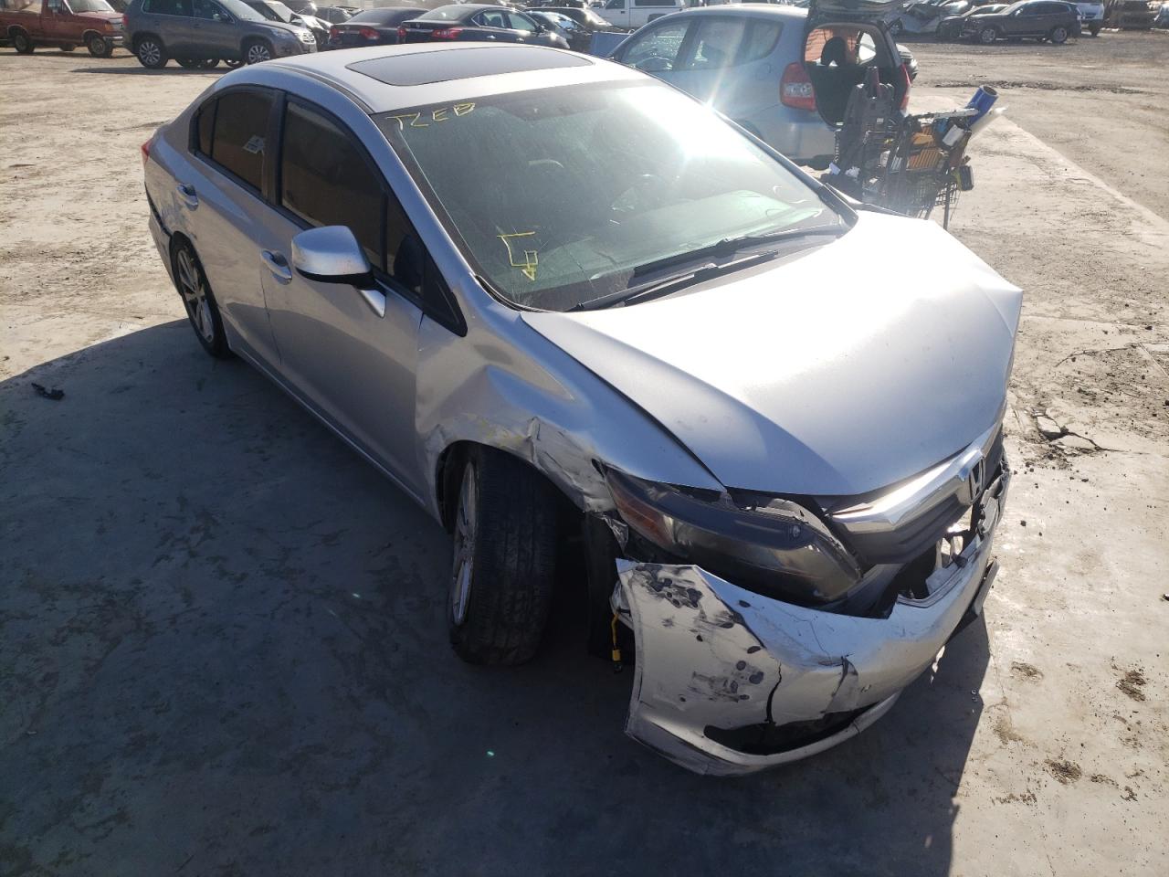 HONDA CIVIC EXL 2012 with VIN 2HGFB2F94CH589500 - Photo from auction