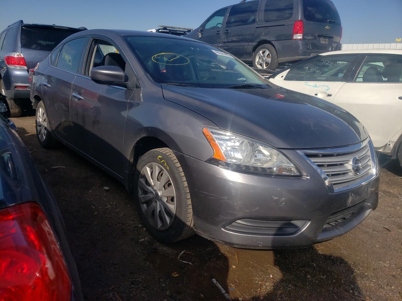 NISSAN SENTRA 2015 with VIN 3N1AB7AP1FY279737 - Photo from auction
