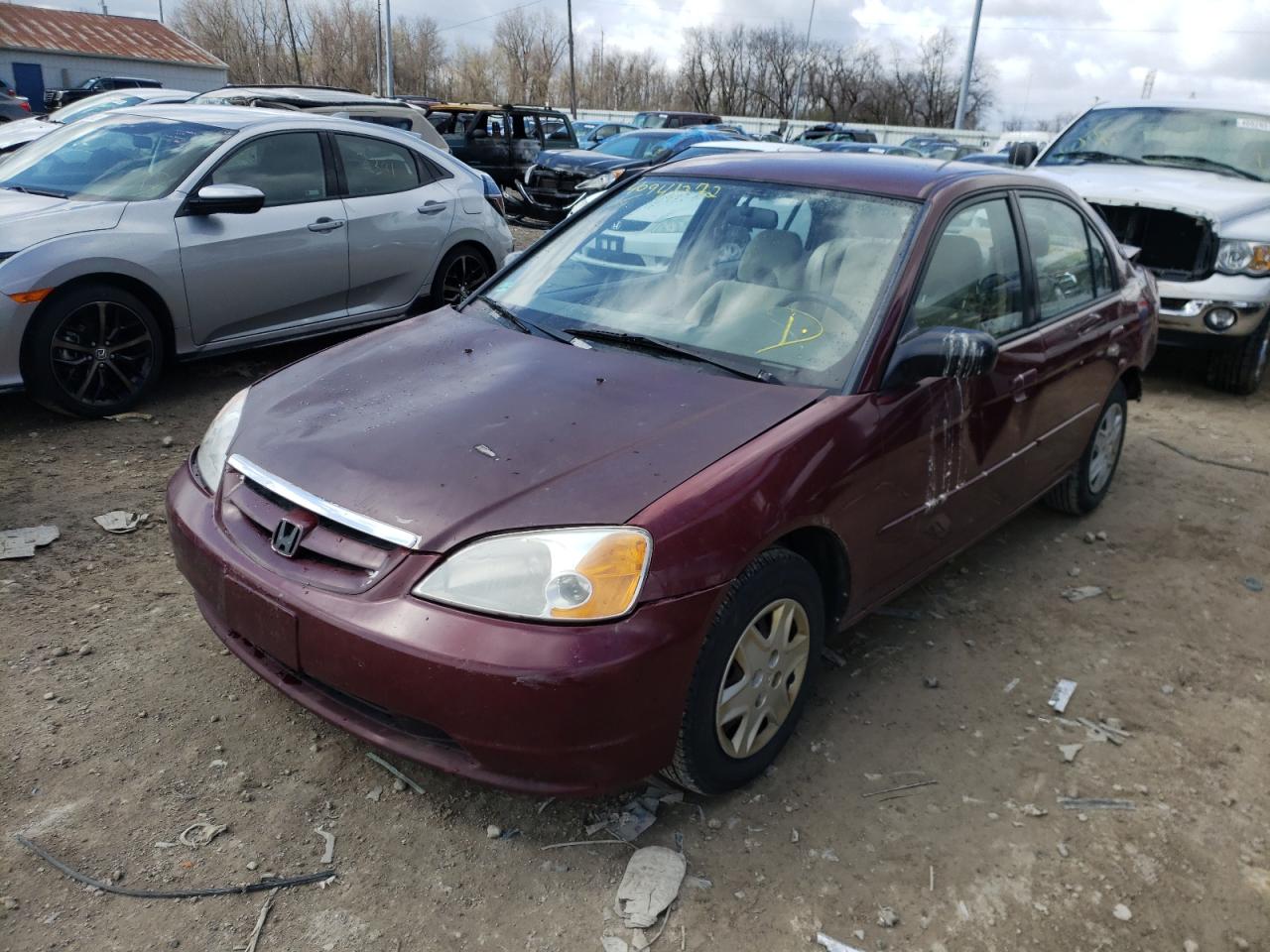 Photo 2 from auction – 2003 HONDA CIVIC LX with VIN 1HGES16503L034212