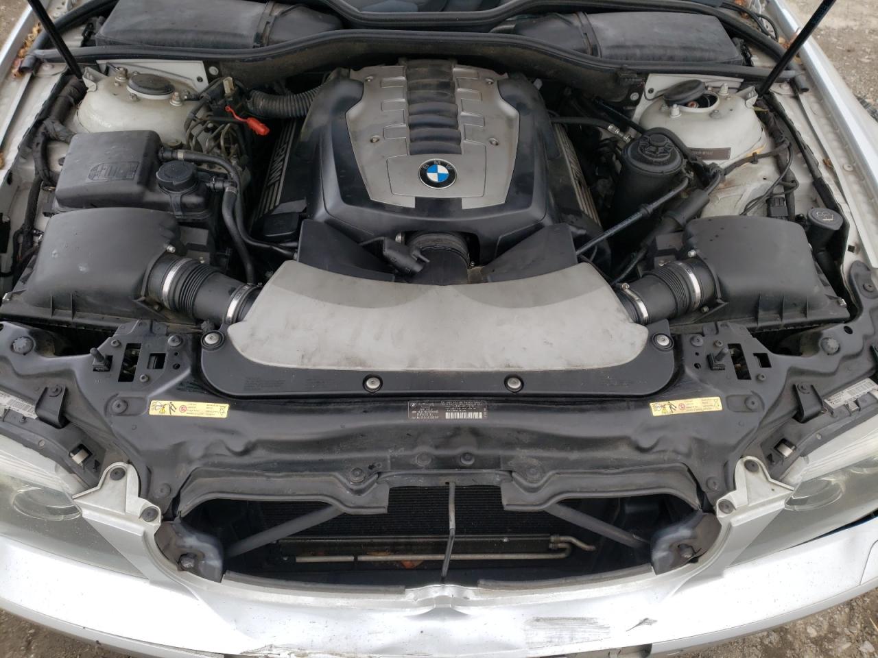 Photo 7 from auction – 2007 BMW 750 I with VIN WBAHL83587DT08338