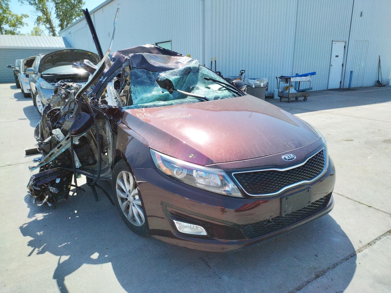 KIA OPTIMA EX 2015 with VIN 5XXGN4A78FG449128 - Photo from auction