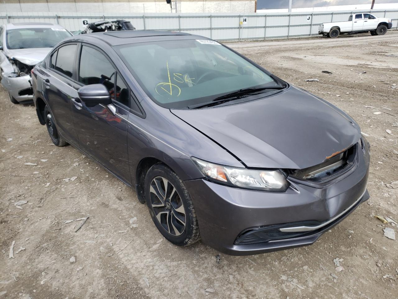 HONDA CIVIC EX 2015 with VIN 19XFB2F86FE027801 - Photo from auction