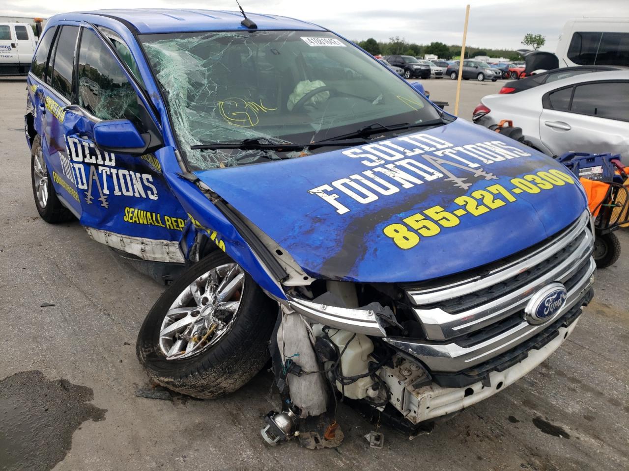 FORD EDGE LIMIT 2014 with VIN 2FMDK3KC0EBA19475 - Photo from auction