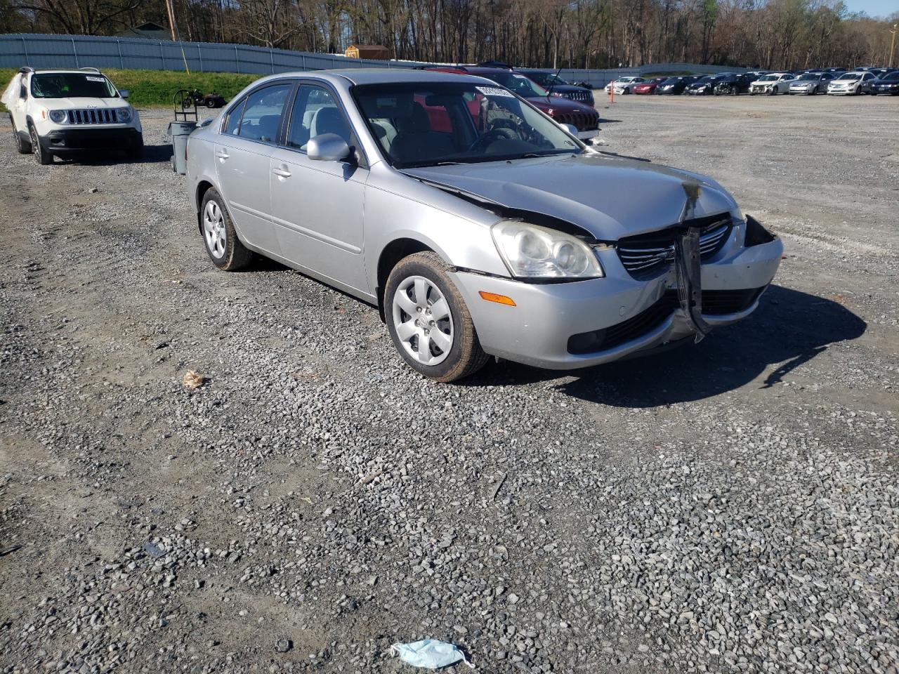 KIA OPTIMA LX 2008 with VIN KNAGE123485224249 - Photo from auction
