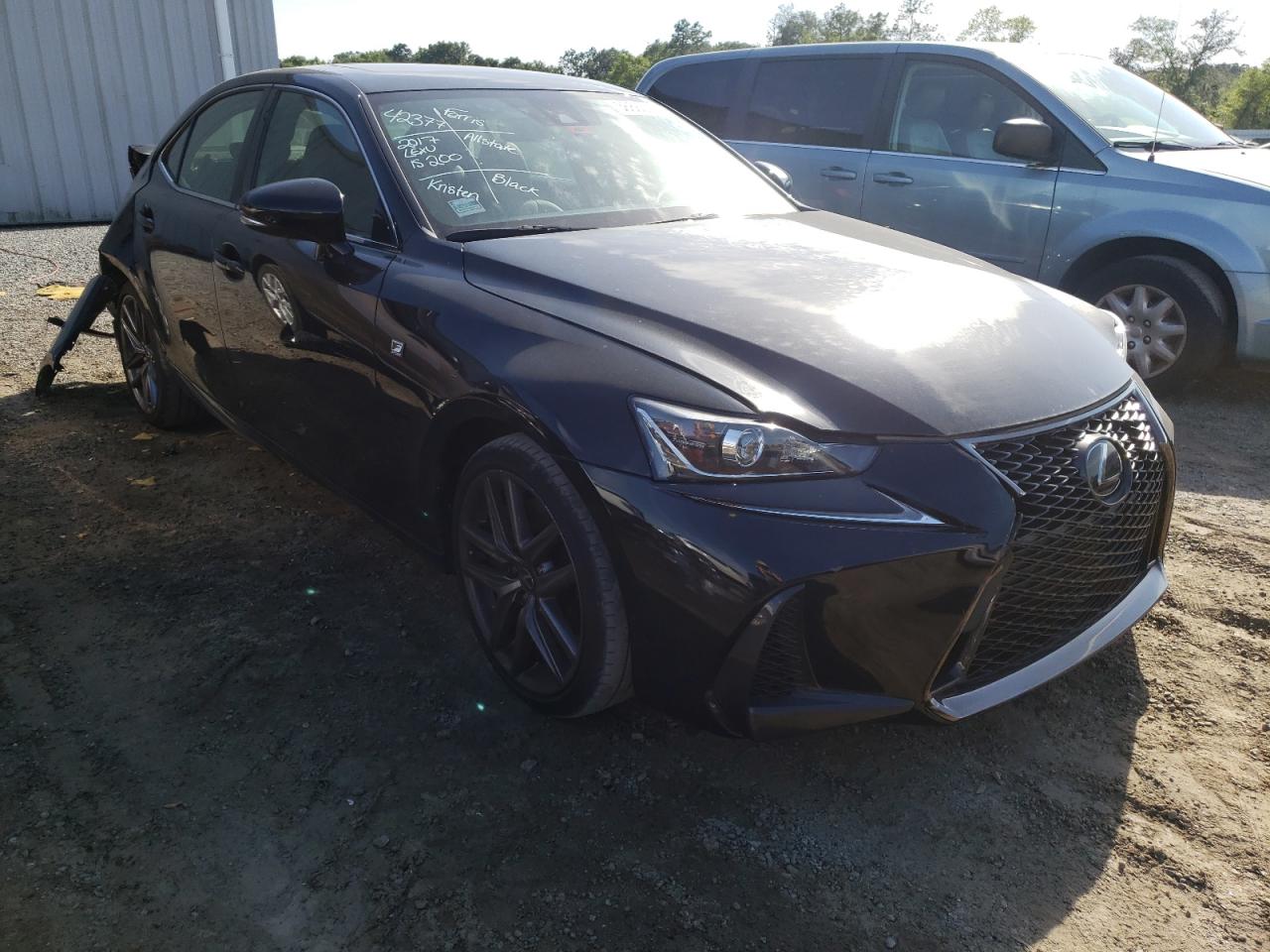 LEXUS IS 200T 2017 with VIN JTHBA1D23H5051626 - Photo from auction