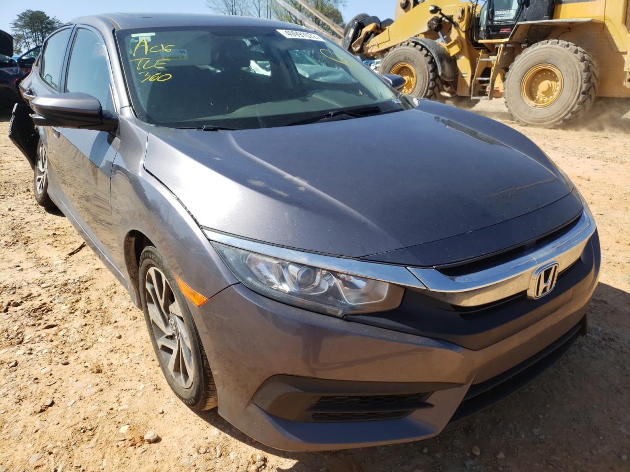 HONDA CIVIC EX 2017 with VIN 19XFC2F75HE038277 - Photo from auction