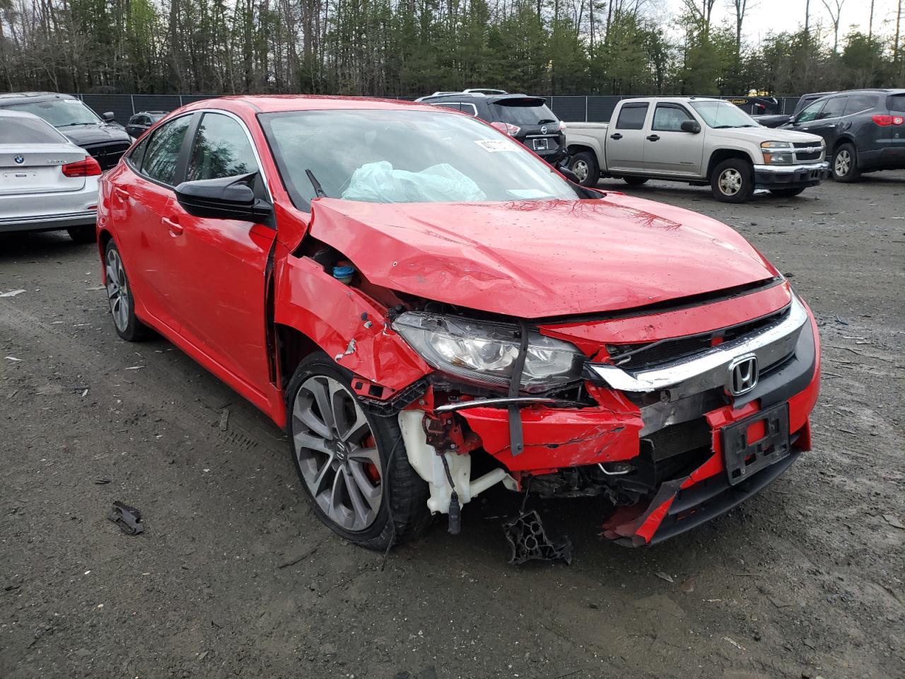 HONDA CIVIC LX 2016 with VIN 2HGFC2F54GH521410 - Photo from auction