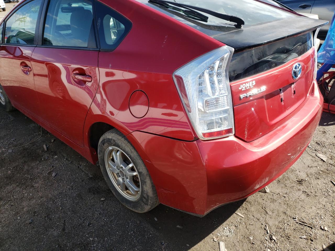 Photo 9 from auction – 2010 TOYOTA PRIUS with VIN JTDKN3DU6A0007254