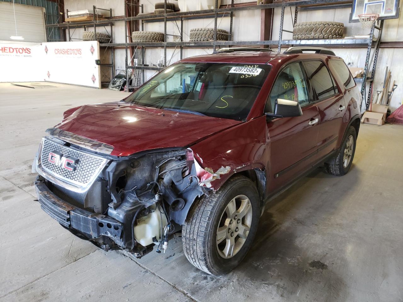Photo 2 from auction – 2009 GMC ACADIA SLE with VIN 1GKER13D79J120356