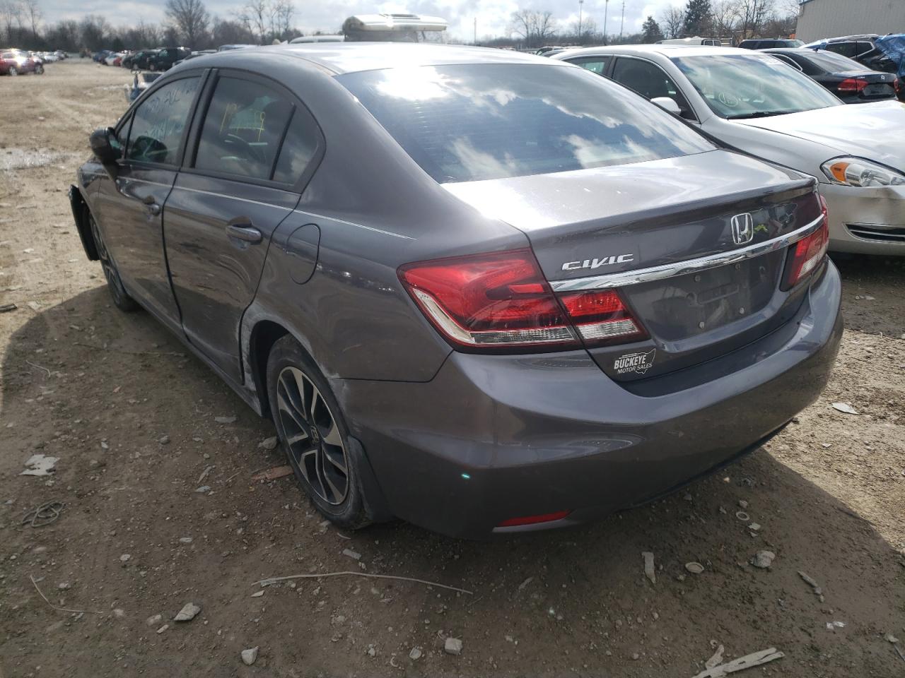Zdjęcie 3 z aukcji – 2015 HONDA CIVIC EX z VIN 19XFB2F86FE027801