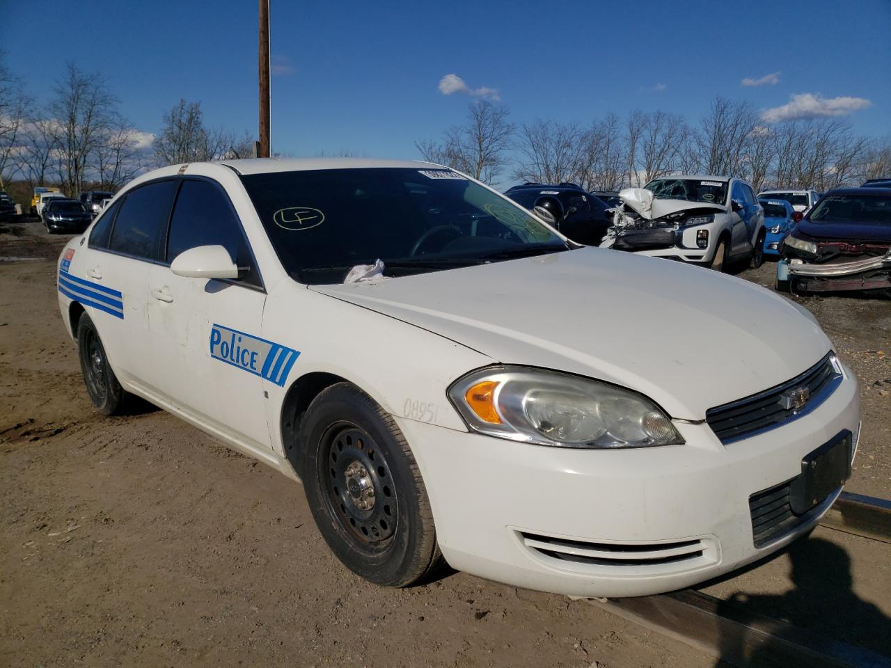 CHEVROLET IMPALA POL 2008 with VIN 2G1WS583X81272726 - Photo from auction