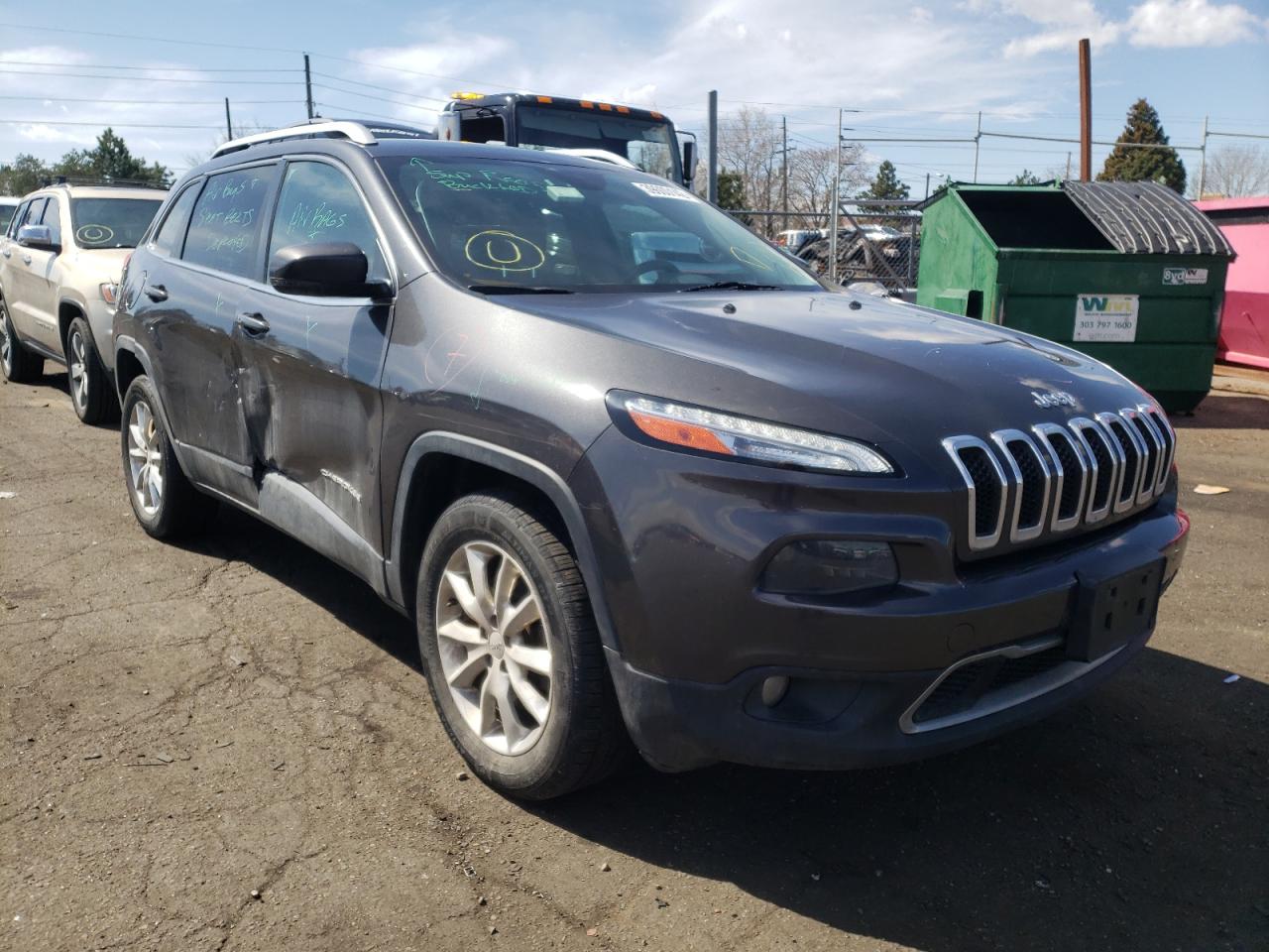 JEEP CHEROKEE L 2015 with VIN 1C4PJMDS9FW510500 - Photo from auction