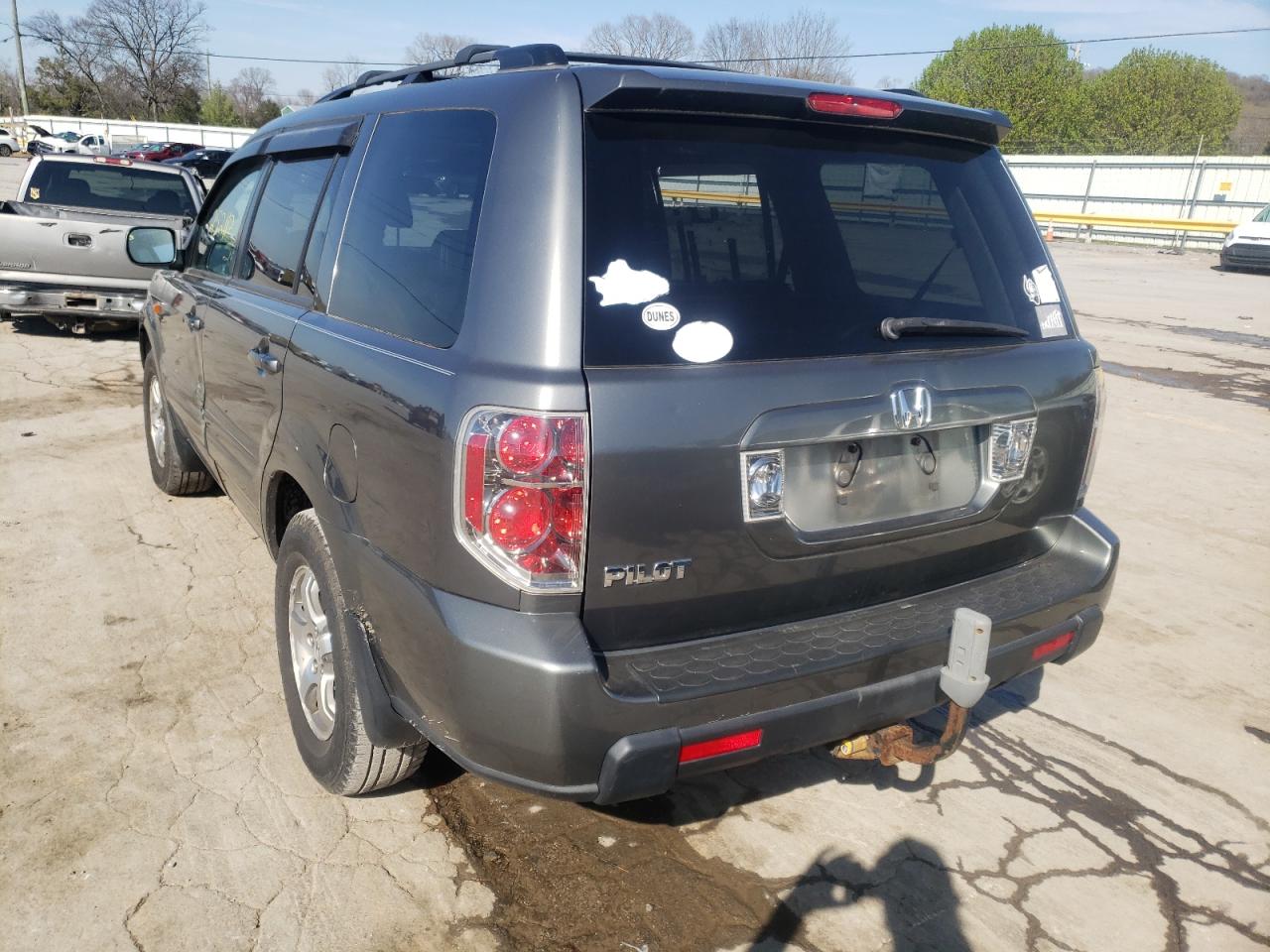Photo 3 from auction – 2008 HONDA PILOT EXL with VIN 5FNYF286X8B007590