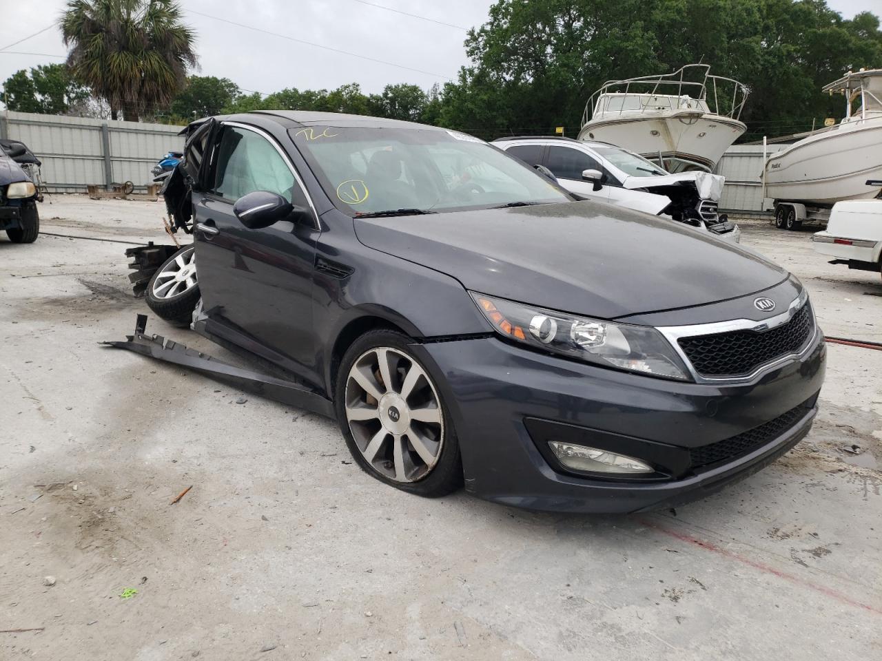 KIA OPTIMA SX 2011 with VIN KNAGR4A66B5093530 - Photo from auction