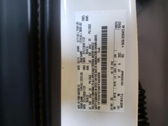 Photo 10 from auction – 2015 FORD F150 SUPER with VIN 1FTEW1EG9FFA83658