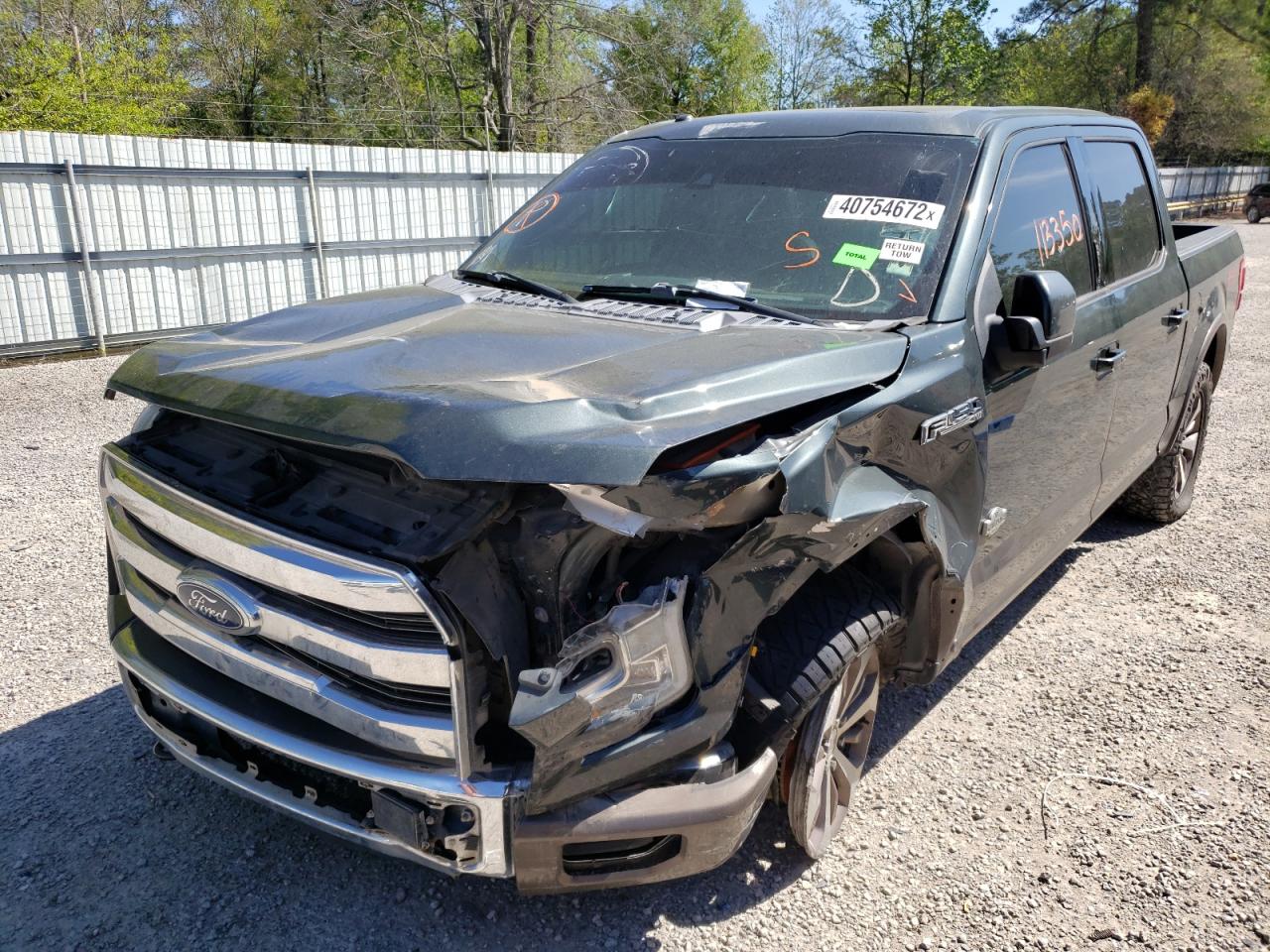 Photo 2 from auction – 2015 FORD F150 SUPER with VIN 1FTEW1EFXFFC46888