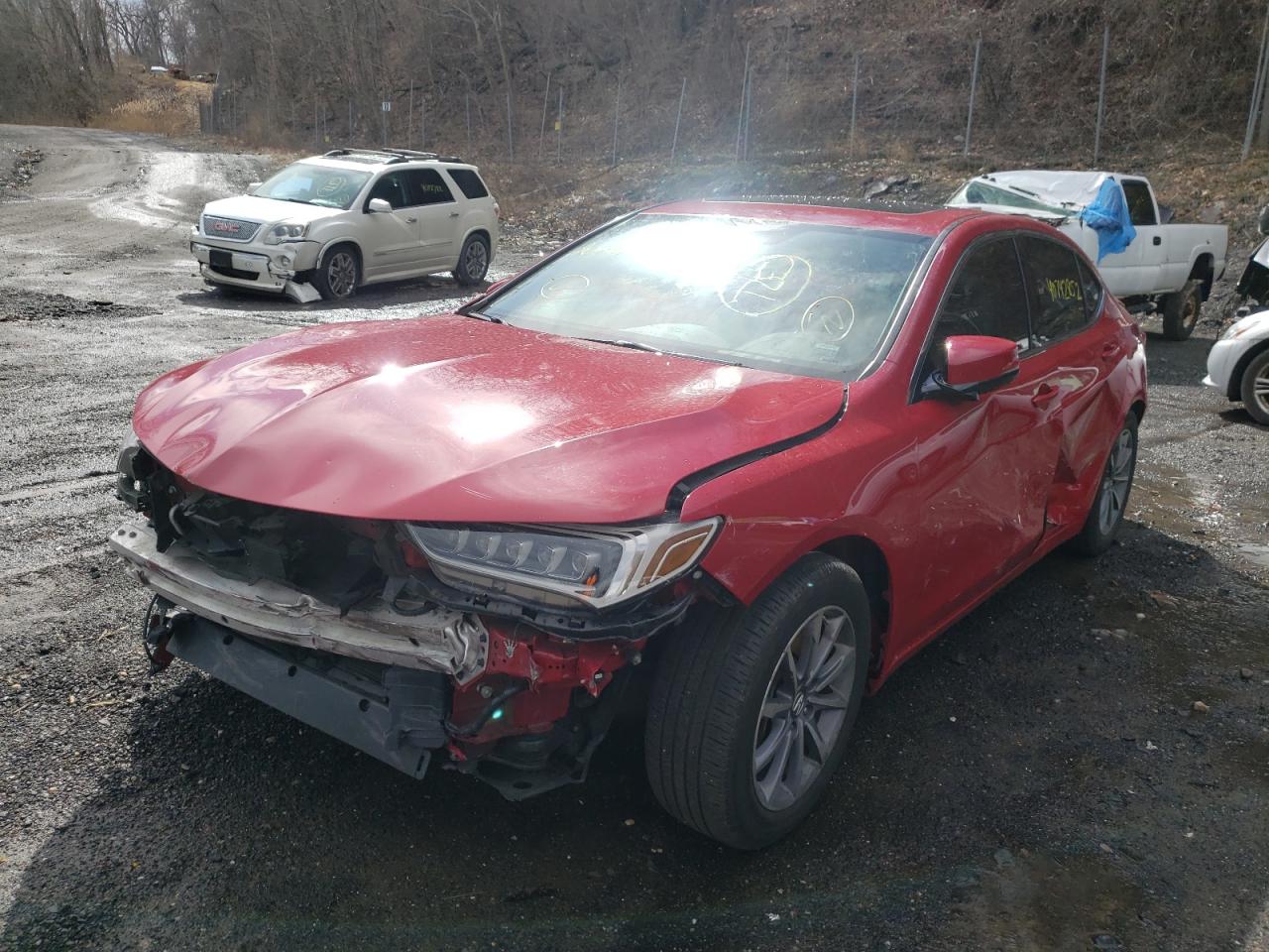 Photo 2 from auction – 2018 ACURA TLX with VIN 19UUB1F37JA001484