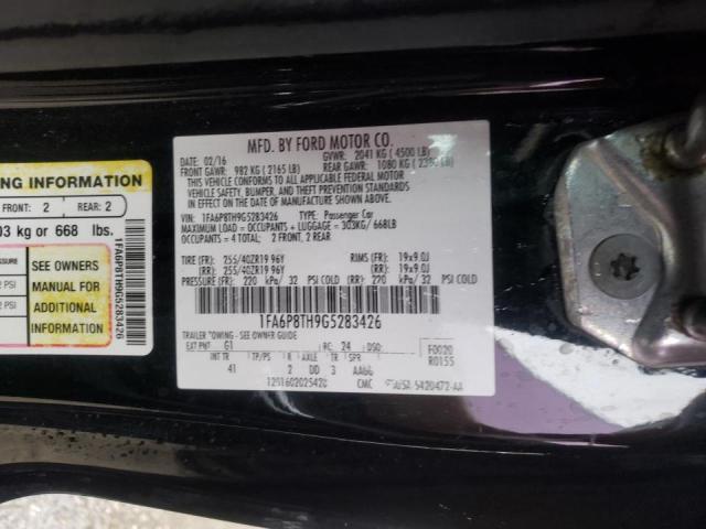 Photo 10 from auction – 2016 FORD MUSTANG with VIN 1FA6P8TH9G5283426