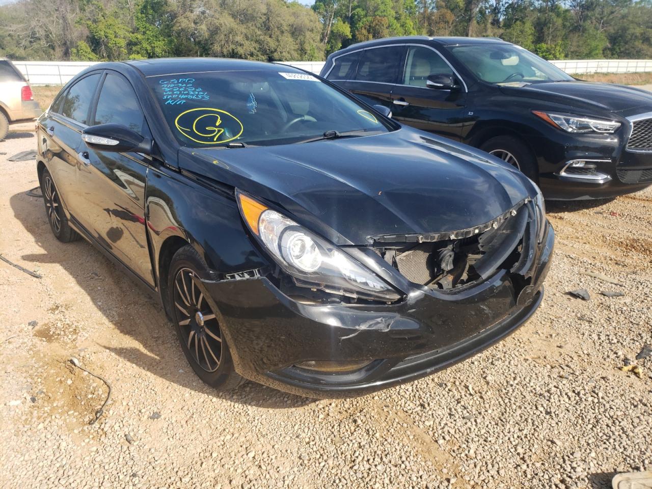 HYUNDAI SONATA SE 2011 with VIN 5NPEC4AB6BH302743 - Photo from auction