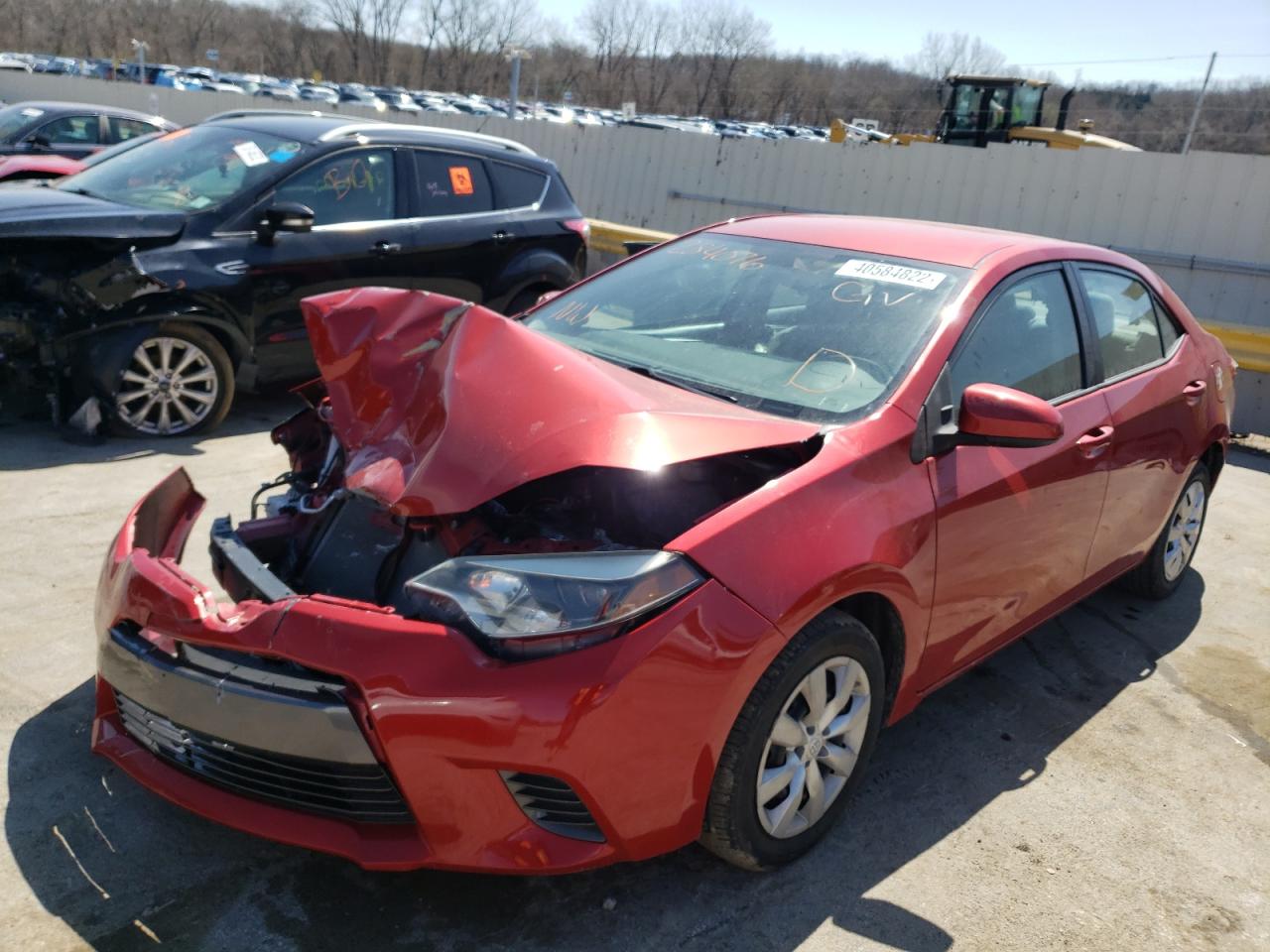 Photo 2 from auction – 2015 TOYOTA COROLLA L with VIN 5YFBURHE3FP284076