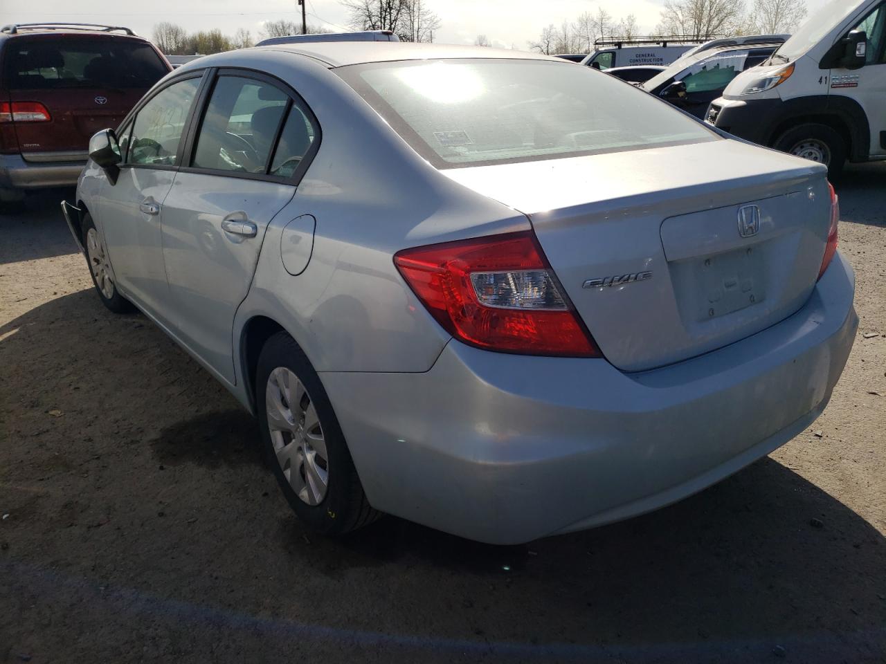 Photo 3 from auction – 2012 HONDA CIVIC LX with VIN 19XFB2F53CE312232