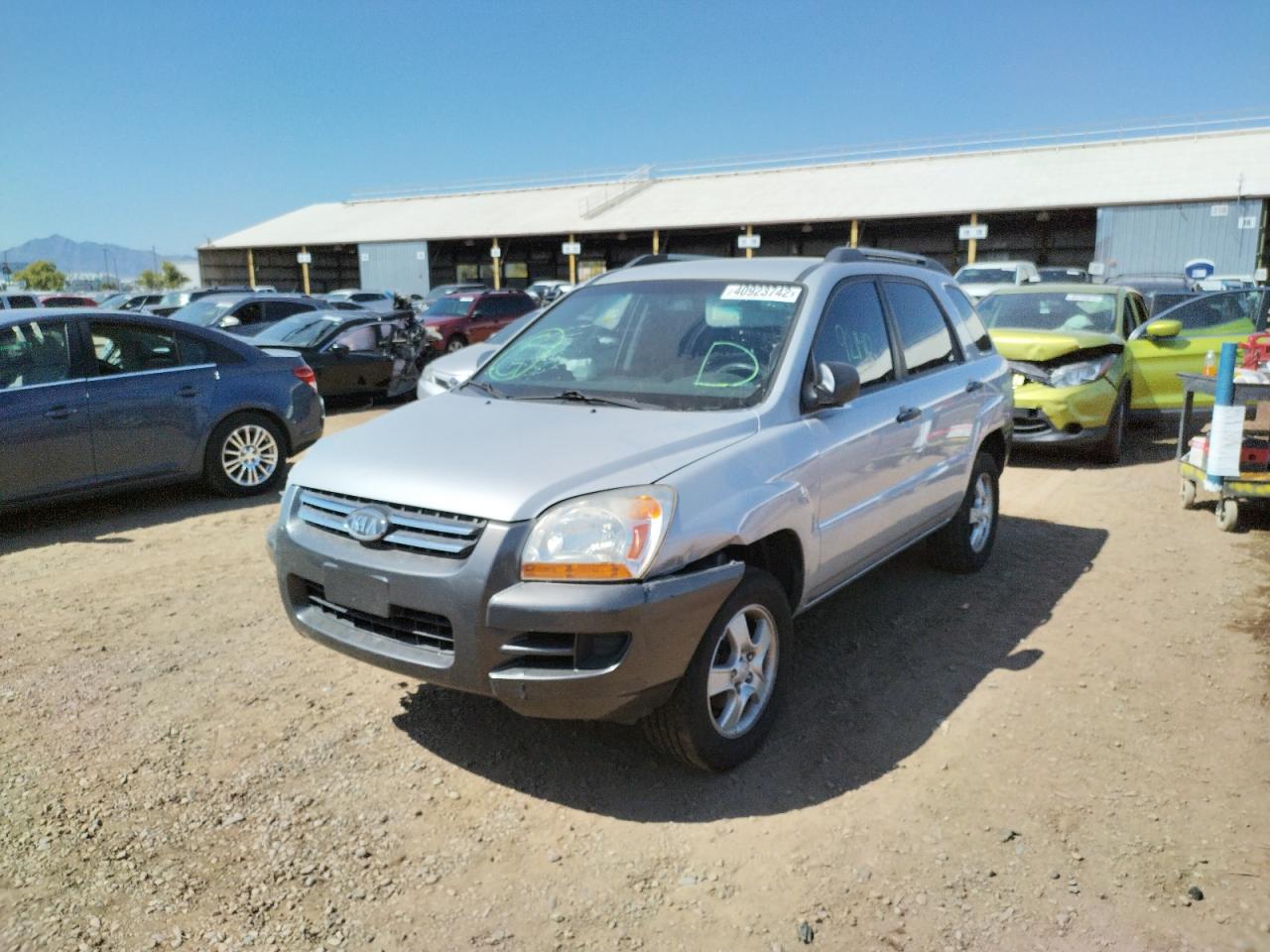 Photo 2 from auction – 2007 KIA SPORTAGE L with VIN KNDJF724X77376976