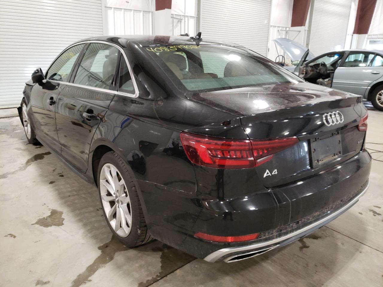 Photo 3 from auction – 2019 AUDI A4 PREMIUM with VIN WAUENAF42KA028884