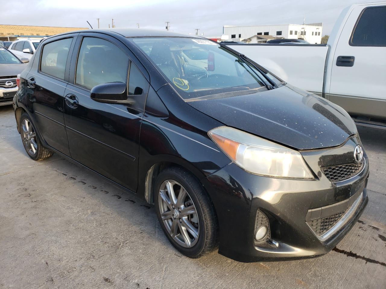 TOYOTA YARIS 2012 with VIN JTDKTUD39CD522280 - Photo from auction