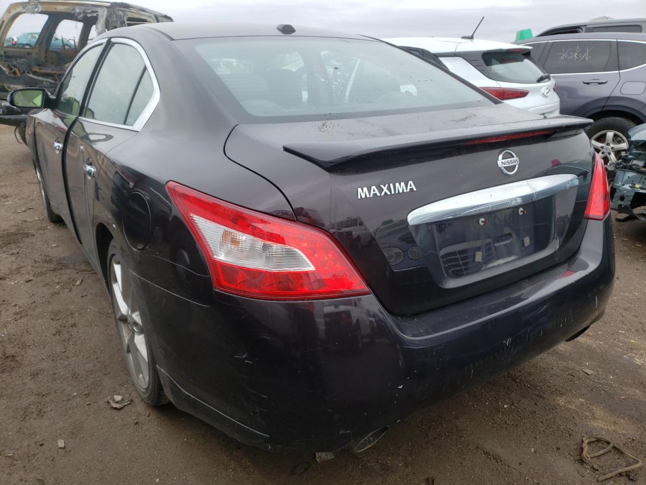 Photo 3 from auction – 2010 NISSAN MAXIMA S with VIN 1N4AA5AP9AC853321