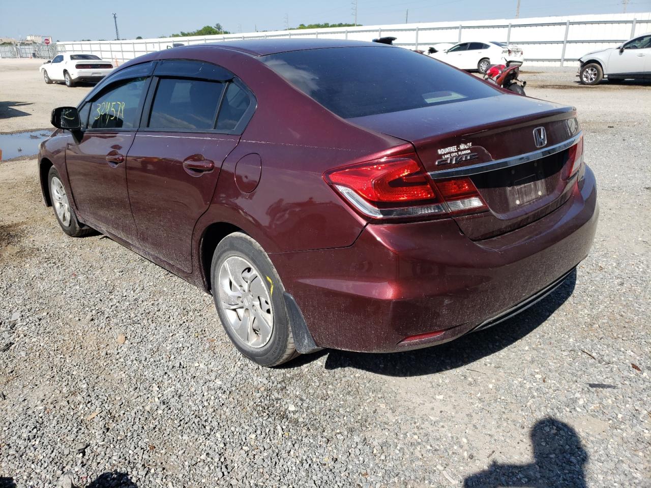 Photo 3 from auction – 2013 HONDA CIVIC LX with VIN 19XFB2F53DE026690