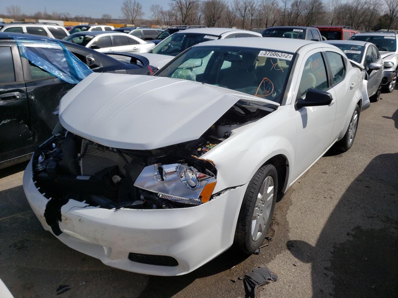 Photo 2 from auction – 2013 DODGE AVENGER SE with VIN 1C3CDZABXDN588296