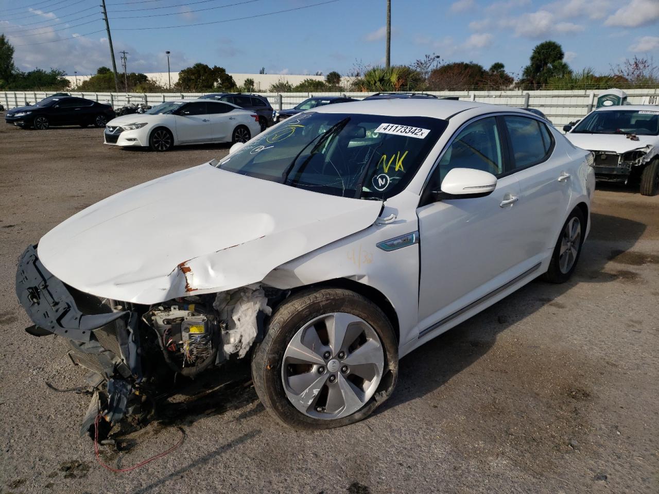 Photo 2 from auction – 2016 KIA OPTIMA HYB with VIN KNAGN4AD8G5098939
