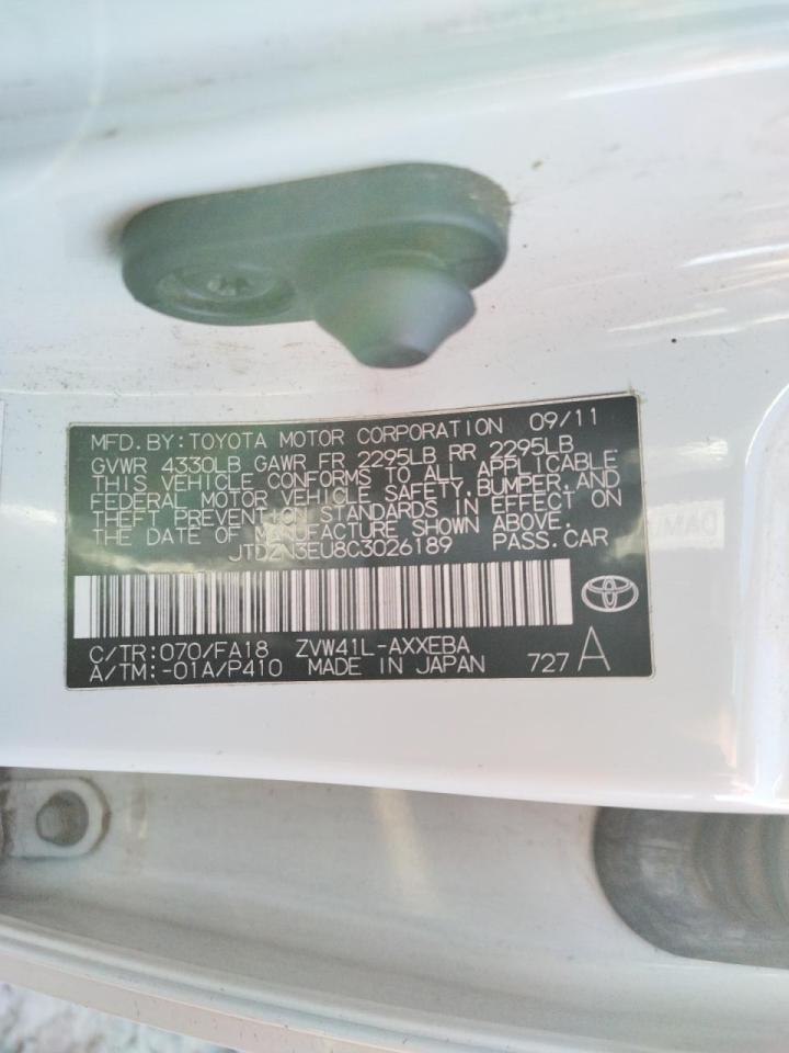Photo 10 from auction – 2012 TOYOTA PRIUS V with VIN JTDZN3EU8C3026189