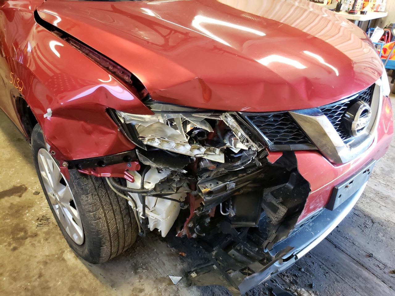 Photo 9 from auction – 2015 NISSAN ROGUE S with VIN KNMAT2MV3FP501641