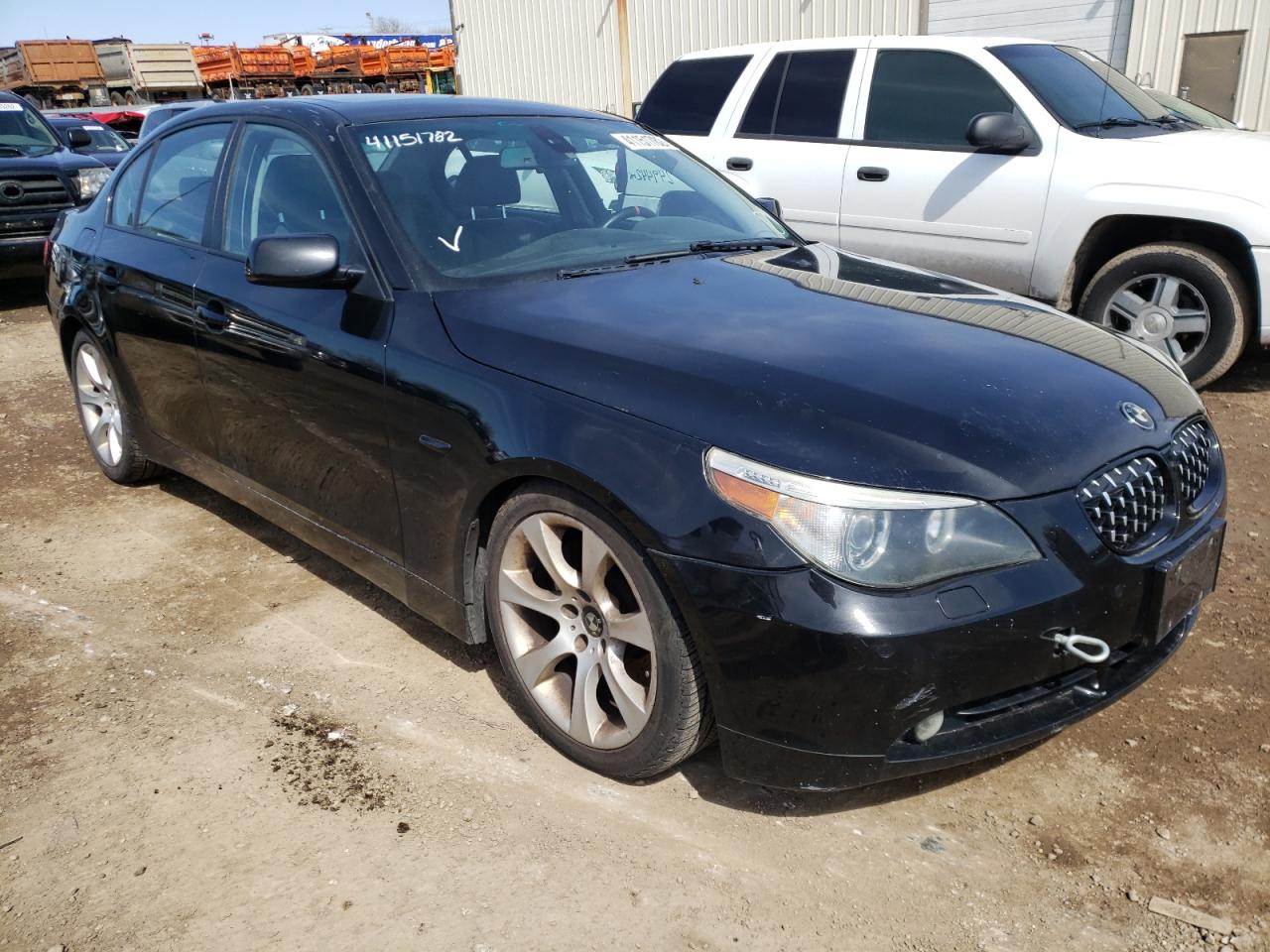 BMW 545 I 2005 with VIN WBANB33555B115226 - Photo from auction