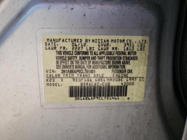 Photo 10 from auction – 2012 NISSAN SENTRA 2.0 with VIN 3N1AB6AP9CL751461