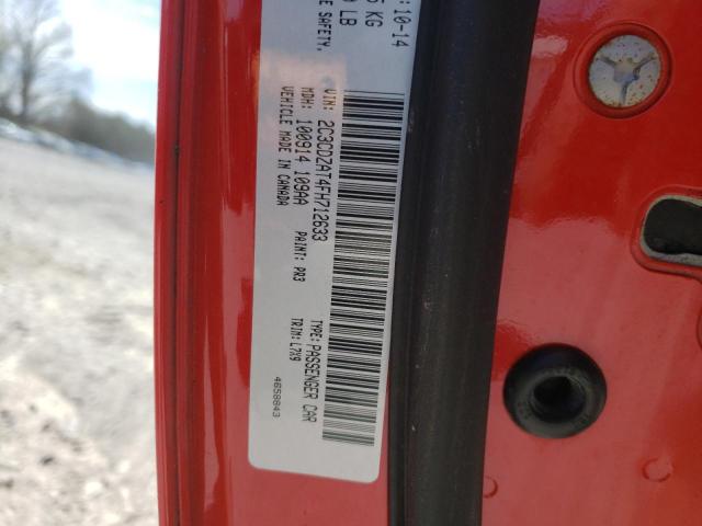 Photo 10 from auction – 2015 DODGE CHALLENGER with VIN 2C3CDZAT4FH712633