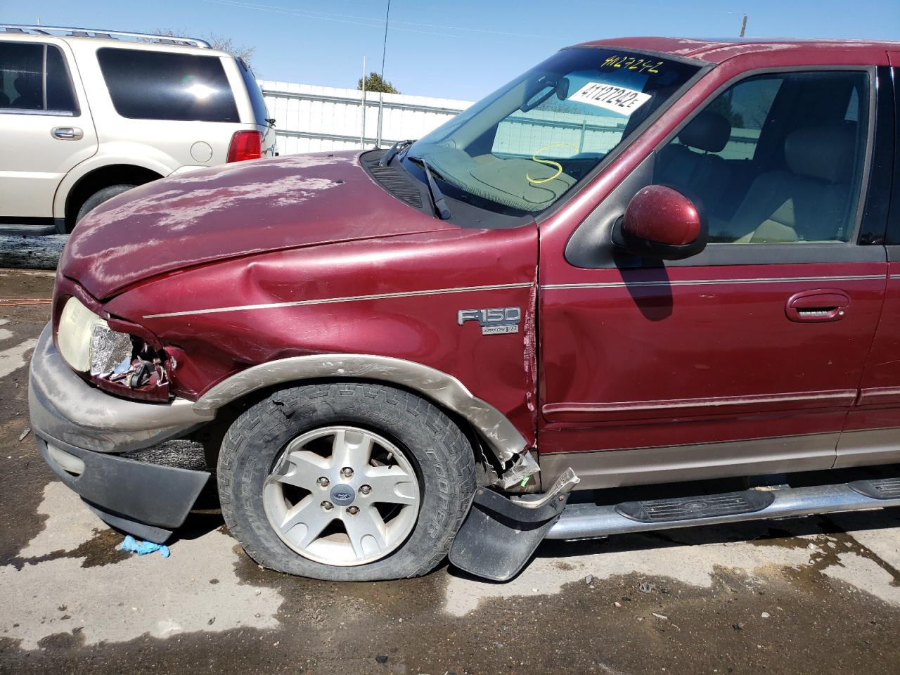 Photo 9 from auction – 2003 FORD F150 SUPER with VIN 1FTRW08L13KB67724