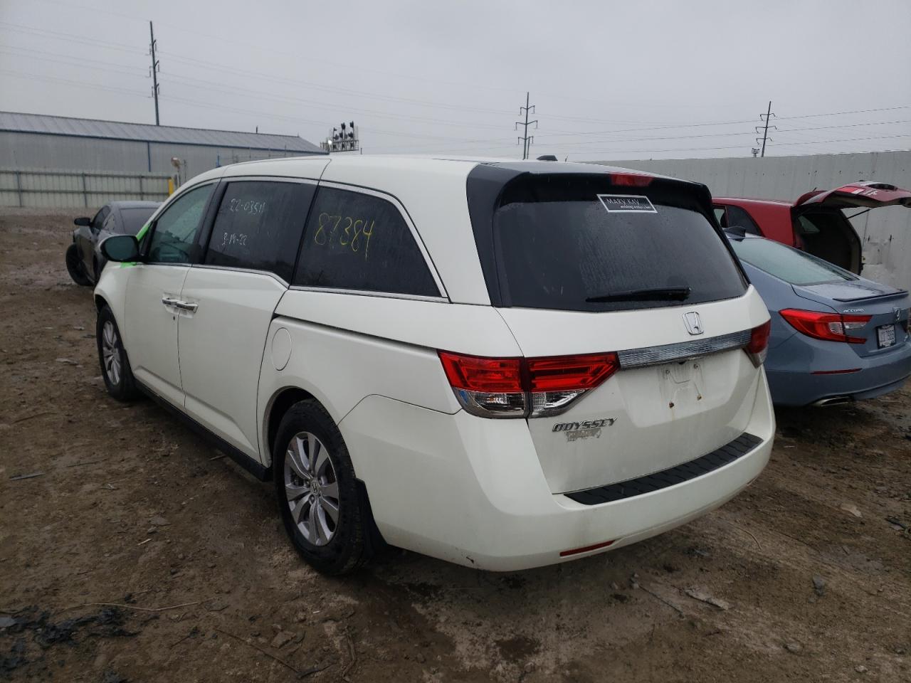 Photo 3 from auction – 2015 HONDA ODYSSEY EX with VIN 5FNRL5H69FB107434