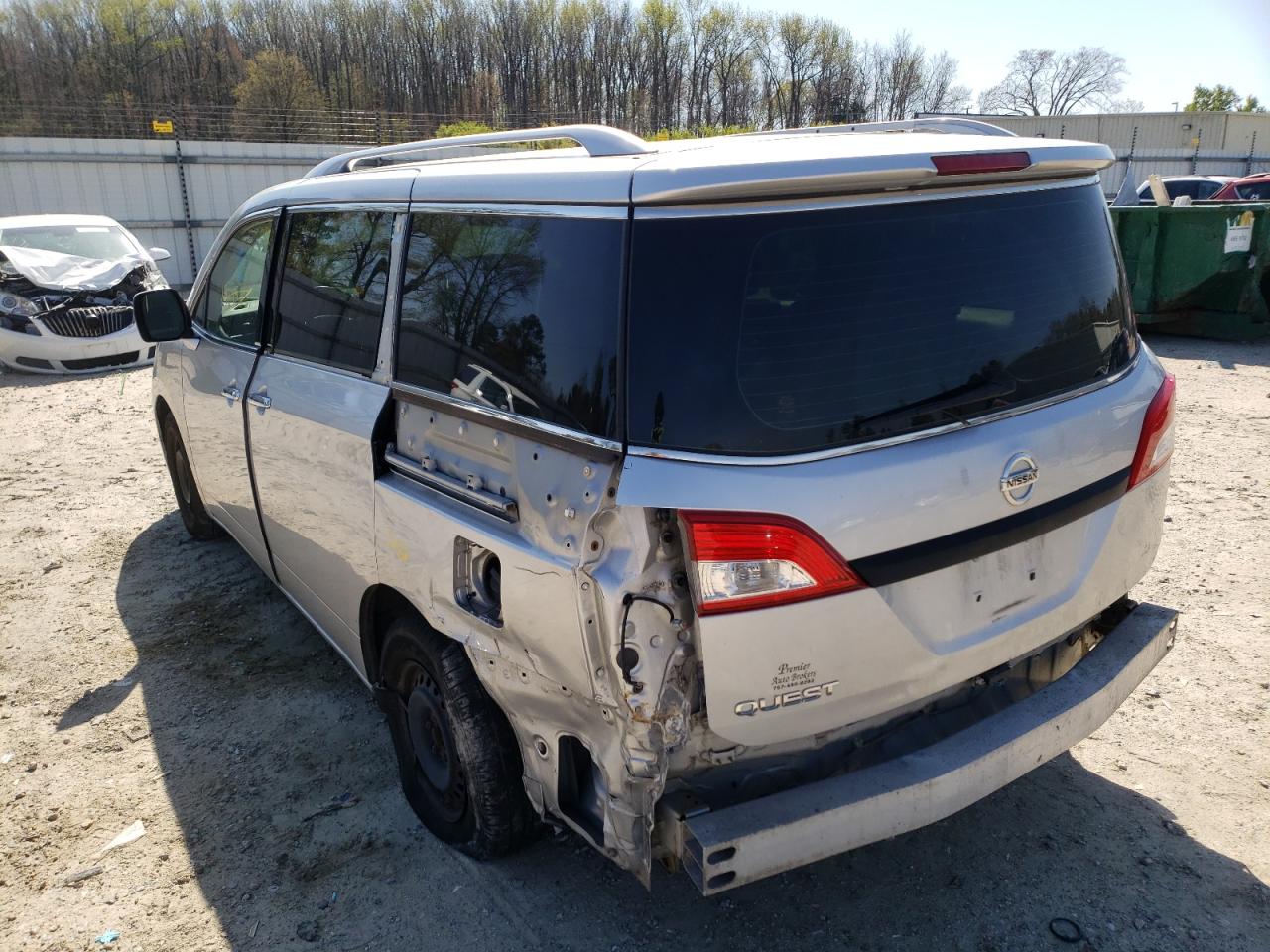Photo 3 from auction – 2014 NISSAN QUEST S with VIN JN8AE2KP3E9100337