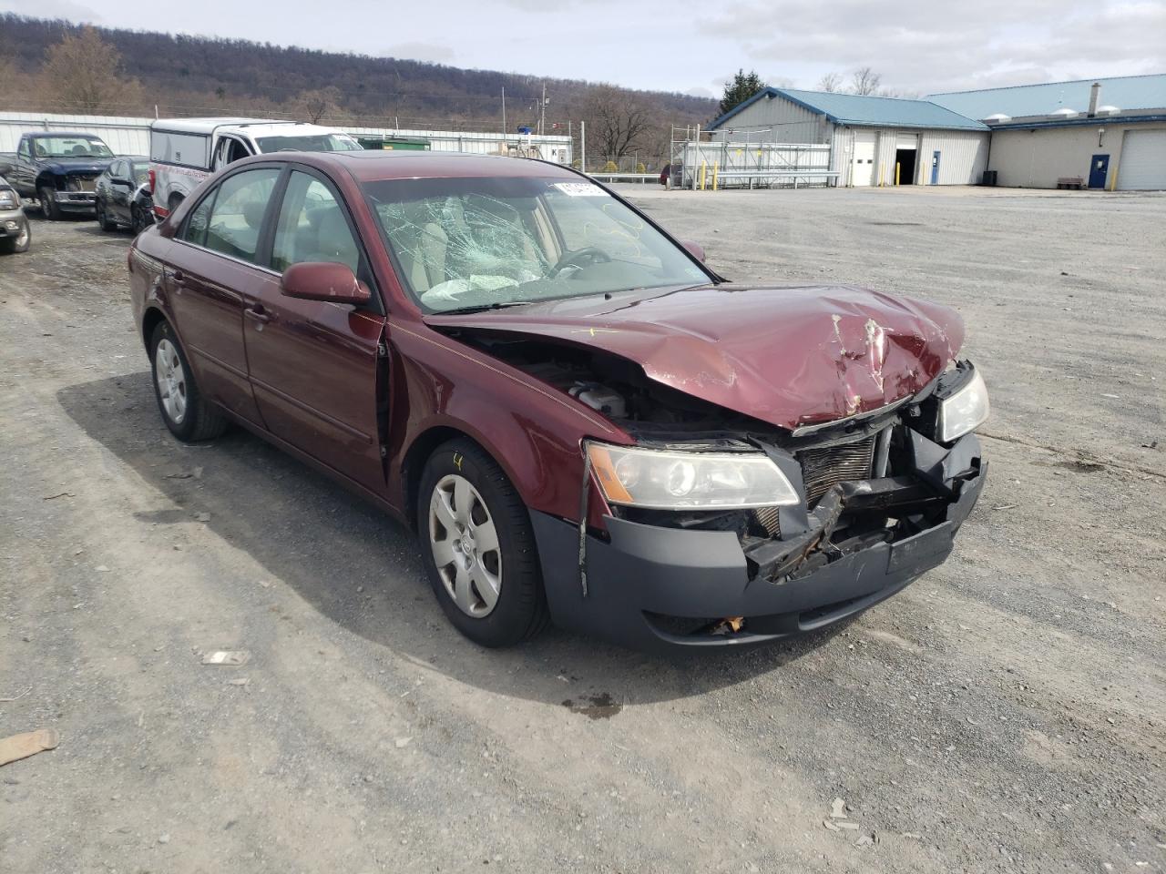 HYUNDAI SONATA GLS 2008 with VIN 5NPET46F08H334155 - Photo from auction