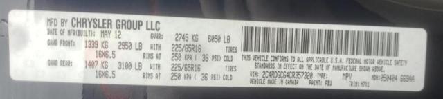 Photo 10 from auction – 2012 DODGE GRAND CARA with VIN 2C4RDGCG4CR357320